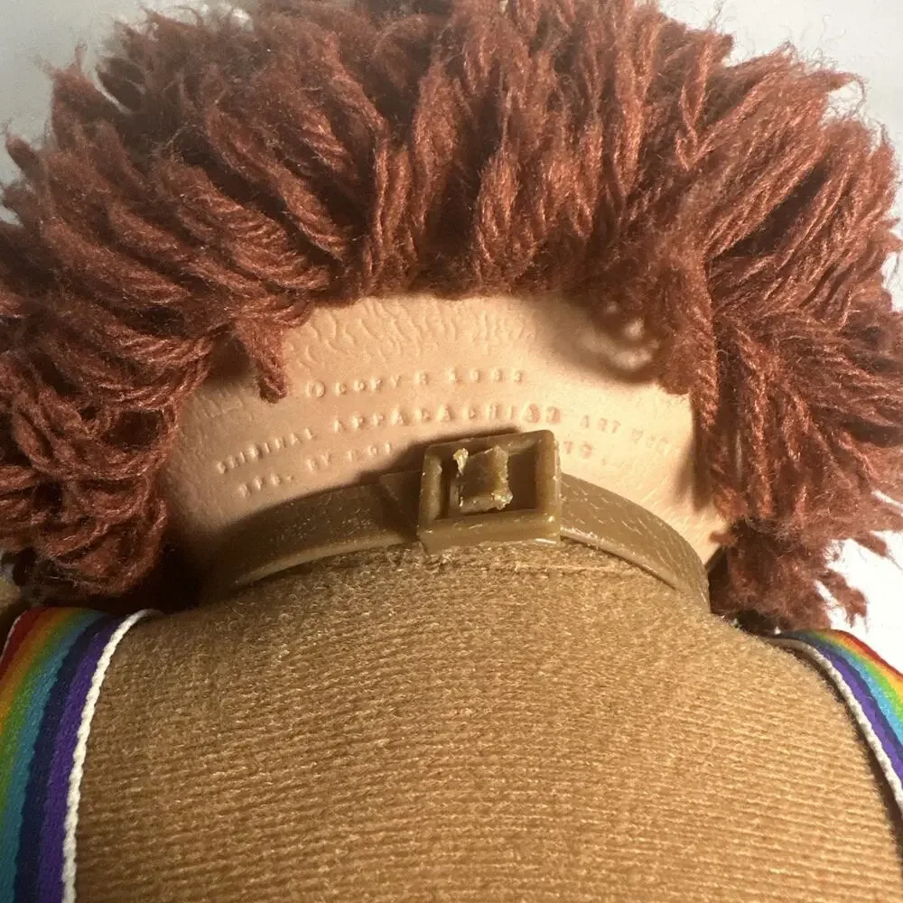 Vintage Cabbage Patch Kids Doll KOOSAS 1983 Brown Striped Hair Blue Eyes